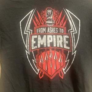 Camiseta de Lucha Libre WWE Roman Reigns From Ashes To Empire Juvenil Talla Grande Negra - Imagen 1 de 6