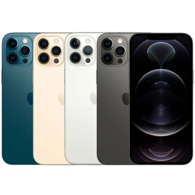 Nuovo Apple iPhone 12 Pro Max (5G) 128GB/256GB Dual SIM Sbloccato Smartphone 4K - Immagine 1 di 4