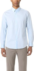 Abito Camicia Theory Uomo Sylvain Ricchezza Pali X-Small Buon Cotone Preppy Formale - Foto 1 di 5