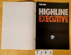 BMW E23 735i 745i HIGHLINE/ EXECUTIVE Prospectus 28 pages Fr 02/1985 Tuning - Picture 1 of 10