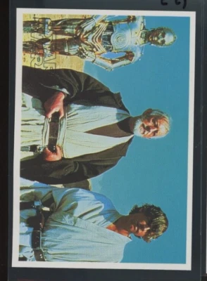 LUKE OBI-WAN C-3PO 1977 Topps Yamakatsu Star Wars Large Threepio Ben Luke C21 - Image 1 of 2