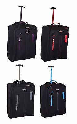 55cm Ryanair Easyjet Cabin Approved Flight Trolley Suitcase Luggage Bag Holdall • 26.48€