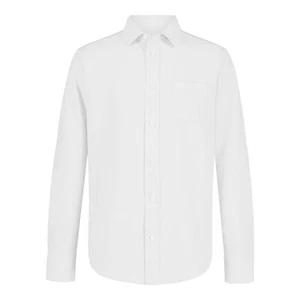 IZOD Boys White Dress Shirt XXS 4/5 long sleeve stretch NWT - Picture 1 of 9