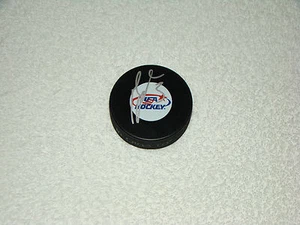 Jack Johnson Hand Signed USA Hockey Logo Puck Autograph Columbus Blue Jackets - Picture 1 of 4