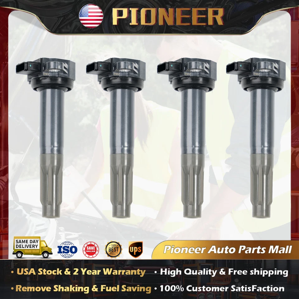 4PCS NEW Ignition Coil For 2010-2012 Subaru Legacy Outback 2.5L UF668 22433AA620 Foto 1 de 4