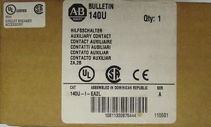 ALLEN BRADLEY CUTLER HAMMER 140U I EA2L F Frame 2A2B Double Auxiliary 1480D72G12 - Picture 1 of 2