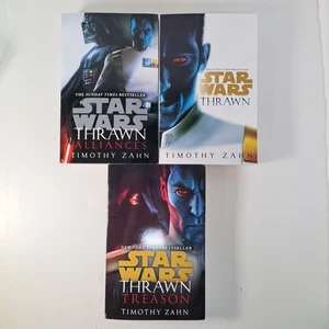 Star Wars: Thrawn Trilogy - Timothy Zahn - Thrawn, Alliances, Treason 3 Book Set - Picture 1 of 18