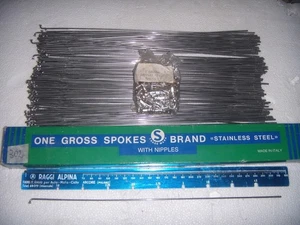 ACI RAGGI INOX 302 mm box 144 - 6 mancanti = 138 ma con nipples 144 - Imagen 1 de 1