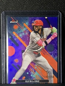 2025 Topps Finest - Common Elly De La Cruz #56 refractor púrpura/250 - Imagen 1 de 2