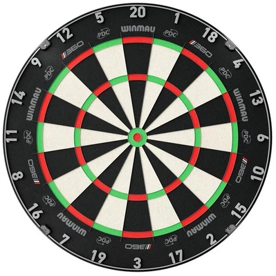 WINMAU BLADE 6 360 TRIPLE CORE CARBON DART BOARD - OFFICIAL PDC DART BOARD 3060 - Image 1 of 4