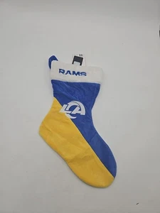 Los Angeles Rams NFL Holiday Christmas Stocking *small Stain - Picture 1 of 5