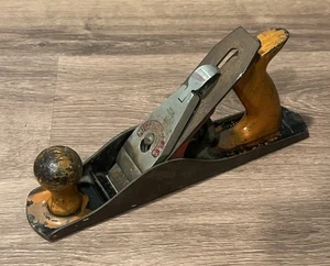 Vintage Millers Falls Junior Jack Smooth Plane No 11 Woodworking Tool - Cracked - Picture 1 of 16