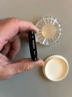 Tiffen CIR. Polarizer 52mm Genuine Glass Filter Circular Lens Japan in Case - Image 1 of 2