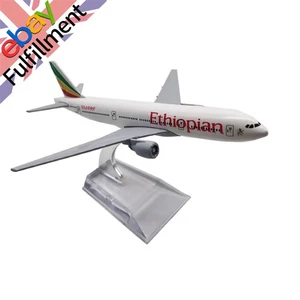 1/400 15cm Aircraft Ethiopian Cargo B777F Alloy Diecast Plane Model Display e - Picture 1 of 12