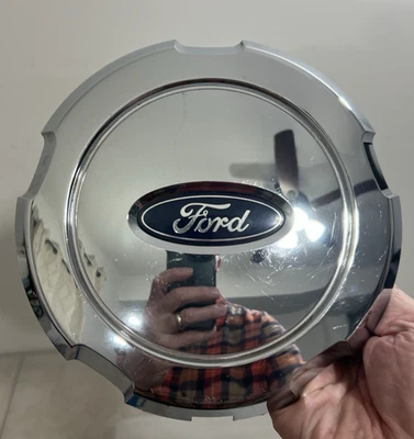 2004 - 2008 正品福特 F-150 铬 18 英寸合金轮毂中心盖 6L34-1A096-DA — 第 1/4 张图片