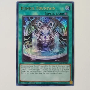 Runick Fountain - TAMA-EN027 - NM - Ultra Rare - 1st ed - Yugioh - Picture 1 of 2