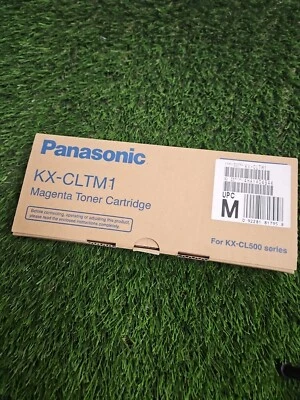 Nuevo cartucho de tóner magenta genuino Panasonic KX-CLTM1 serie KX-CL500  Foto 1 de 3