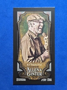 2024 Greg Attonito MINI Topps Allen & Ginter #257 SP Black Parallel - Picture 1 of 2