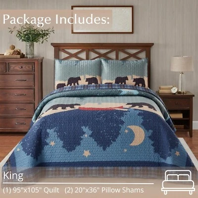 Virah Bella - Evening Stroll - Lightweight Reversible Quilt Set - Image 1 of 4