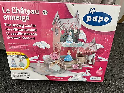 papo Enchanted Princess Snowy castle NEW FACTORY SEALED - Image 1 of 4