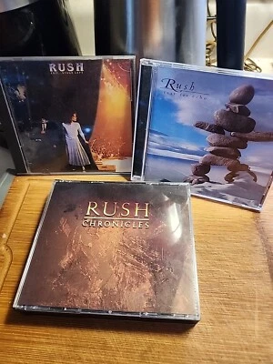 Rush Lot Of 3 CDs Exit Stage Left, Chronicles, Tested For Echo - Image 1 of 4