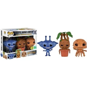 Funko Pop! Paquete de 3 figuras de vinilo de Harry Potter Cornish Pixie, Mandrake y Grindylow - Imagen 1 de 1