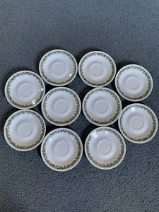 Corelle Spring Blossom Crazy Daisy Saucers 6 1/4” Set of 10 Vintage MCM - Picture 1 of 5