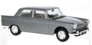 PEUGEOT 404 - 1960 - Gris Metalizado - Caja Blanca 1:24 - Imagen 1 de 6