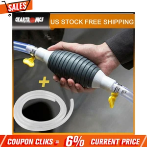 High Flow Siphon Hand Pump Portable Manual Car Fuel Transfer Pump for Gas Diese*