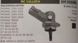 COPPIA CONICA DECESPUGLIATORE McCULLOCH PROMAC EUROMAC ZETA ASTA Ø 25 QUADRATO - Picture 1 of 1