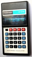 Vintage Retro TOSHIBA Electronic Calculator BC-8111B Fully Working New Batteries