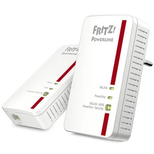AVM FRITZ!Powerline 1240E WLAN Set bis zu 300 MBit/s 128-Bit-AES - Bild 1 von 3