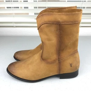 NEU Frye Damen Western kurze Stiefeletten cognac abgenutzt Größe 6 - Bild 1 von 5