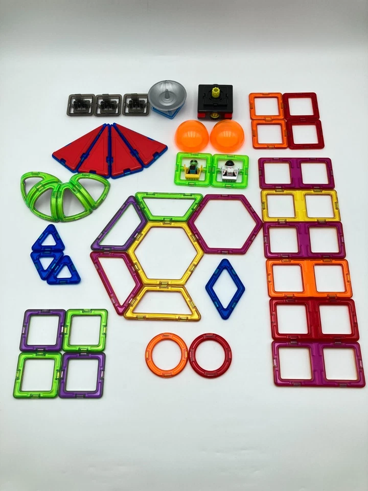 Magformers SPACE / ALIEN Expansion ~ Replacement 44 Piece Lot - Image 1 of 4