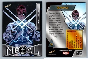 SHATTERSTAR #58 - 2020 Marvel X-Men Metal Universe Black Epack Exclusive - Picture 1 of 1