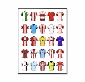 Exeter City Poster, Exeter City Shirt, Exeter Football Poster, A4 Print - Picture 1 of 4
