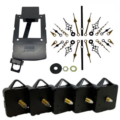 New Quartz Clock Pendulum Drive Unit With Movement Mechanism Motor & Metal Hands - Image 1 of 4