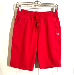 Baleaf Active Shorts Woman's Medium Red Super Soft W/Pockets Drawstring Waist - Picture 1 of 5