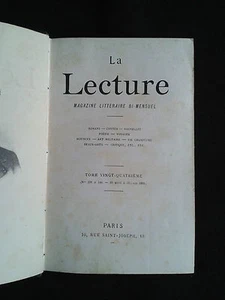 La lecture - T.24 - Imagen 1 de 2