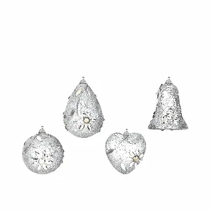 24 x 8cm JOYAS DE PLATA PATRÓN DECORACIÓN COLGANTE 4 SURTIDO 6 DE CADA UNO P/P GRATIS - Imagen 1 de 4