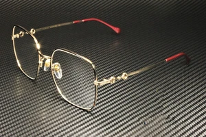 GUCCI GG0883OA 002 Havana Square Women's 55 mm Eyeglasses - Picture 1 of 4