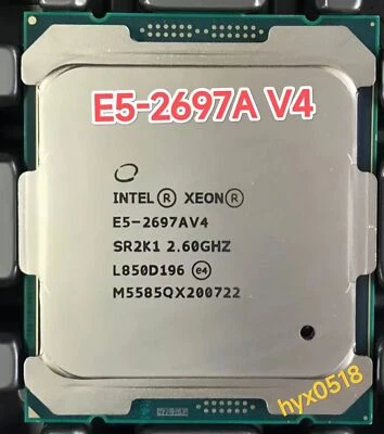 Intel Xeon E5-2697A V4 16-Core 2.60GHz 40MB SR2K1 LGA2011-3 Server CPU Processor - Image 1 of 3