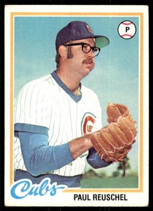 1978 Topps Paul Reuschel Chicago Cubs #663