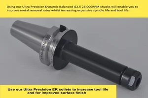 BT40 ER16 150 Ultra Precision balanced collet chuck Balanced G2,5 25,000 RPM - Picture 1 of 1