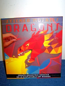 NIOB GEOMETRIC STICKER MOSAICS DRAGONS BOOK SHOP LTD - Picture 1 of 2