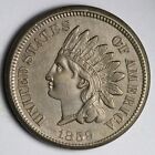 1859 Indian Head Cent Penny - Unc - E518 Zcma