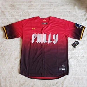 Brandon Marsh #16 Philadelphia Phillies MLB Nike City Connect Limited Jersey L - Picture 1 of 7