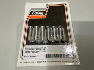 Harley Davidson timing/cam cover screw kit for FL 1950-1952 2102-12 - Picture 1 of 2