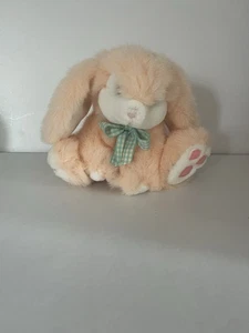 Russ Berrie Vintage Soft Plush Toy Cuddly Bunny Sits 6" - Picture 1 of 2