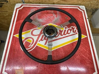 ORIGINAL Vintage 1937 CADILLAC LaSalle V-8  BANJO STEERING WHEEL Nice 18-1/2” - Image 1 of 4